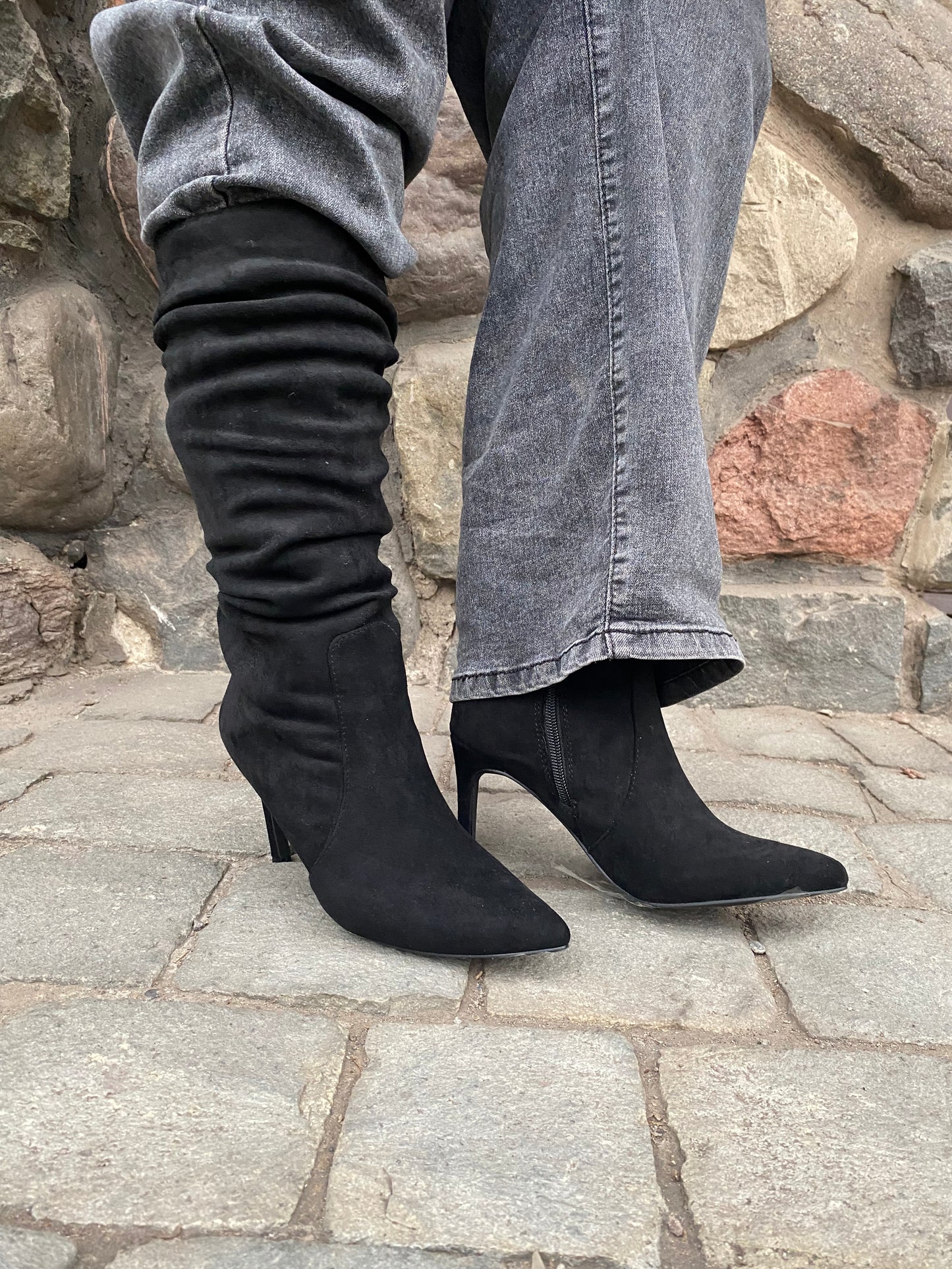 Stiletto Boots Black